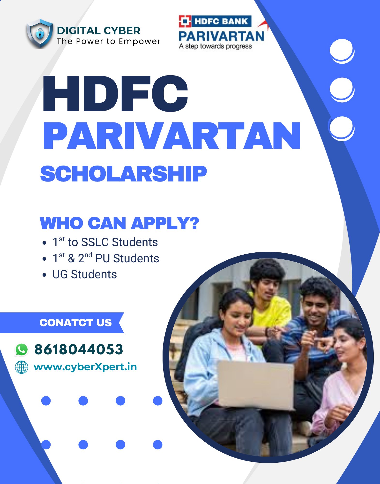 HDFC Parivartan Scholarship
